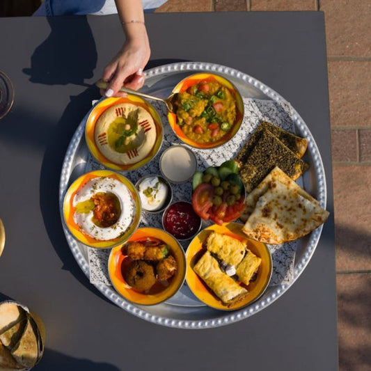 Comfort Lunch Plates With Sweet Potatoes, Greens ,Cornbread Muffin , Beef Tips and Gravy